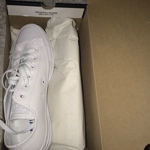 All white converse